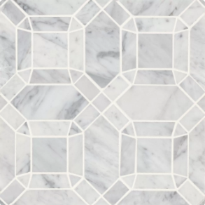 White Carrara Mosaic 1 - marble tile